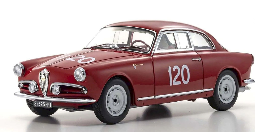 KYOSHO 1:18 - Alfa Romeo Giulietta Sprint Veloce MilleMiglia 1956 #120