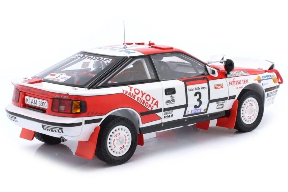 KYOSHO 1:18 - Toyota Celica GT-Four ST-165 Gr.A Safari Rally 1990 WINNER Waldegaard