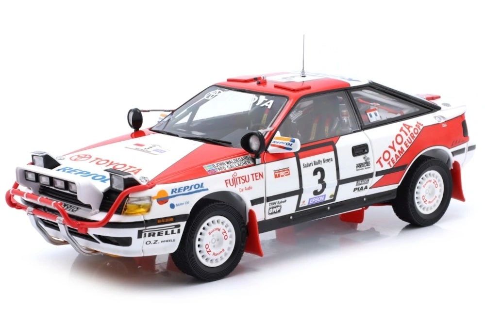 KYOSHO 1:18 - Toyota Celica GT-Four ST-165 Gr.A Safari Rally 1990 WINNER Waldegaard