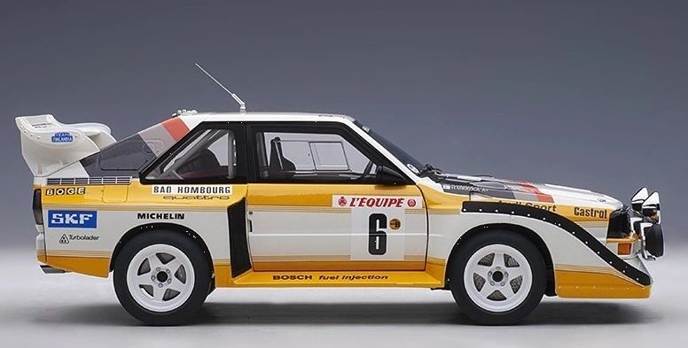 AUTOART - Audi Sport Quattro S1 #6 Rally Montecarlo 1986 Mikkola (night version)