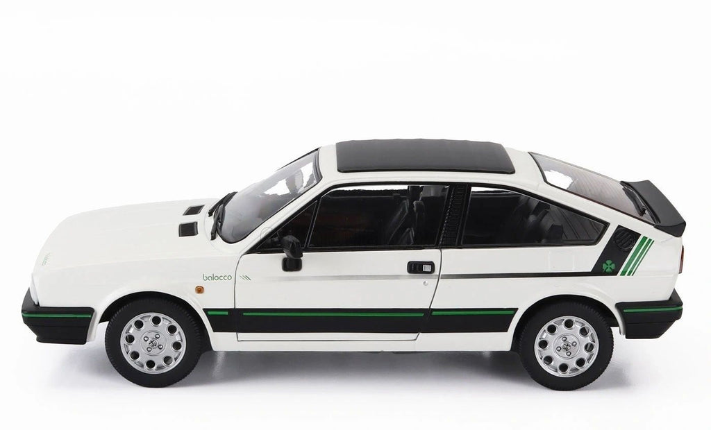 MITICA DIECAST 1:18 - ALFA ROMEO SPRINT 1.5 QUADRIFOGLIO VERDE BALOCCO 1984