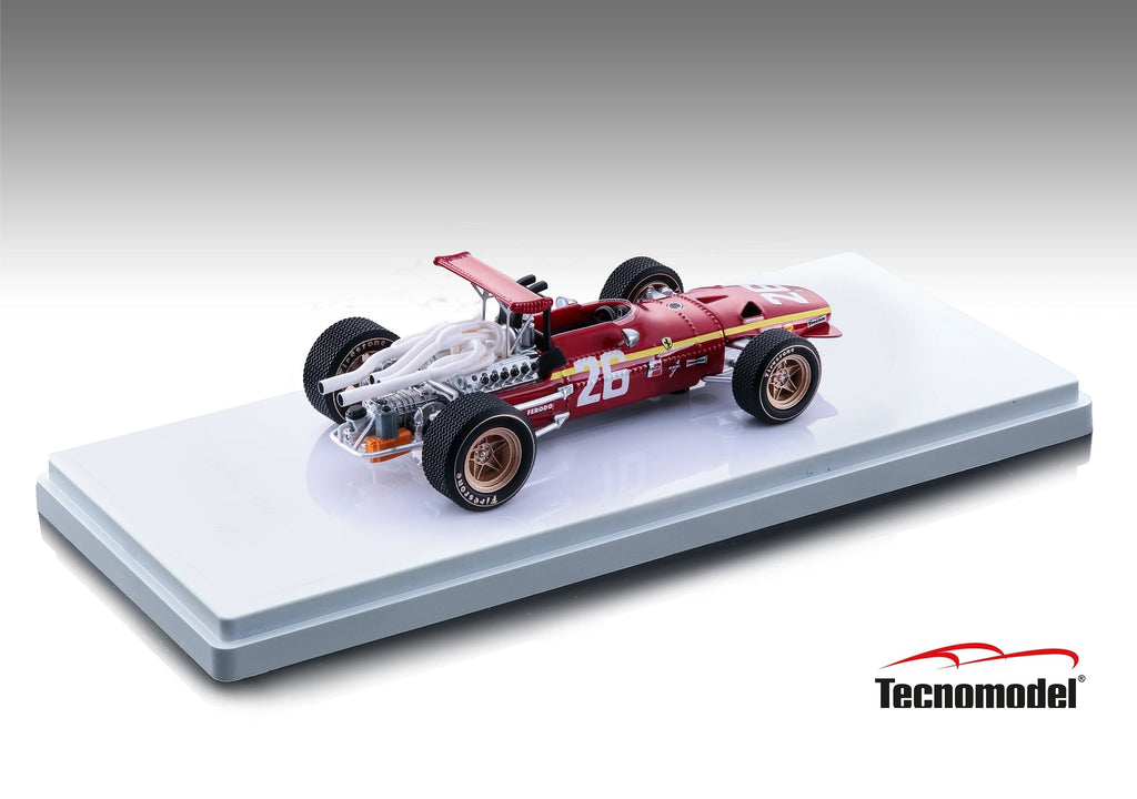 TECNOMODEL 1:43 - Ferrari 312 F1-68 GP France Jackie Ickx