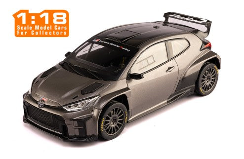 IXO 1:18 - TOYOTA GR YARIS Rally2 2024 Grey (rally specs)