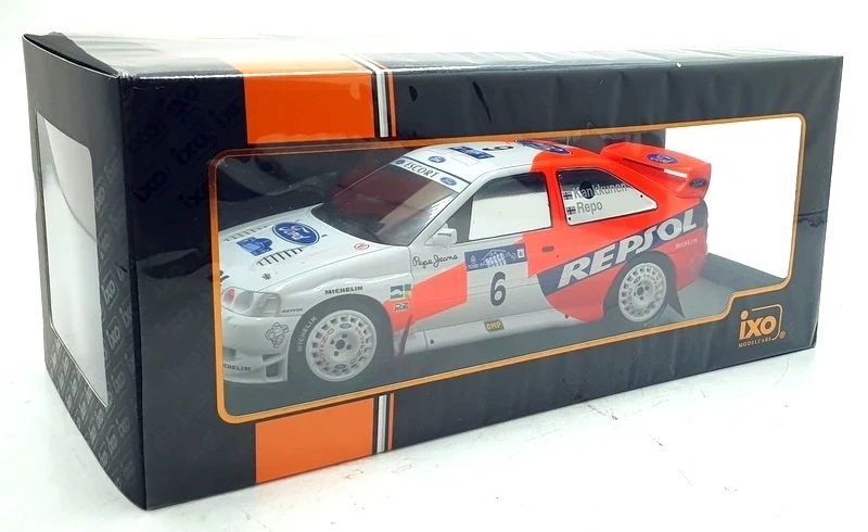 IXO 1:18 - Ford Escort WRC Repsol #6 Acropolis Rally 1997 Kankkunnen