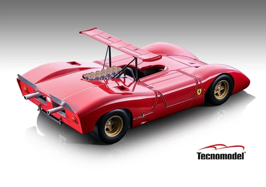 TECNOMODEL - 1:18 Ferrari 612 Can-Am press version Rosso corsa 1968