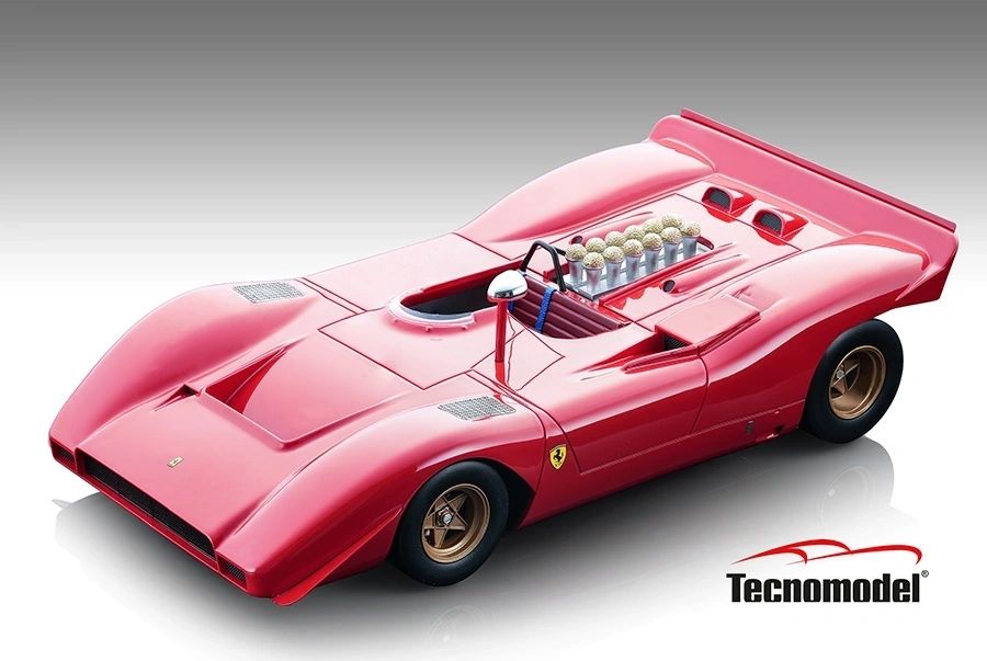 TECNOMODEL - 1:18 Ferrari 612P Can-Am press red 1969