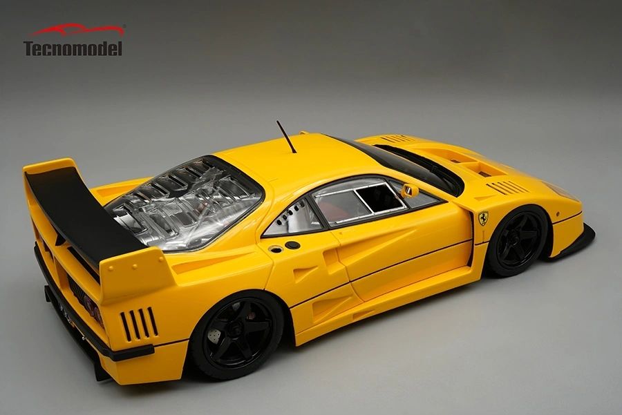TECNOMODEL - 1:18 Ferrari F40 LM 1996 Giallo Modena w/black rims