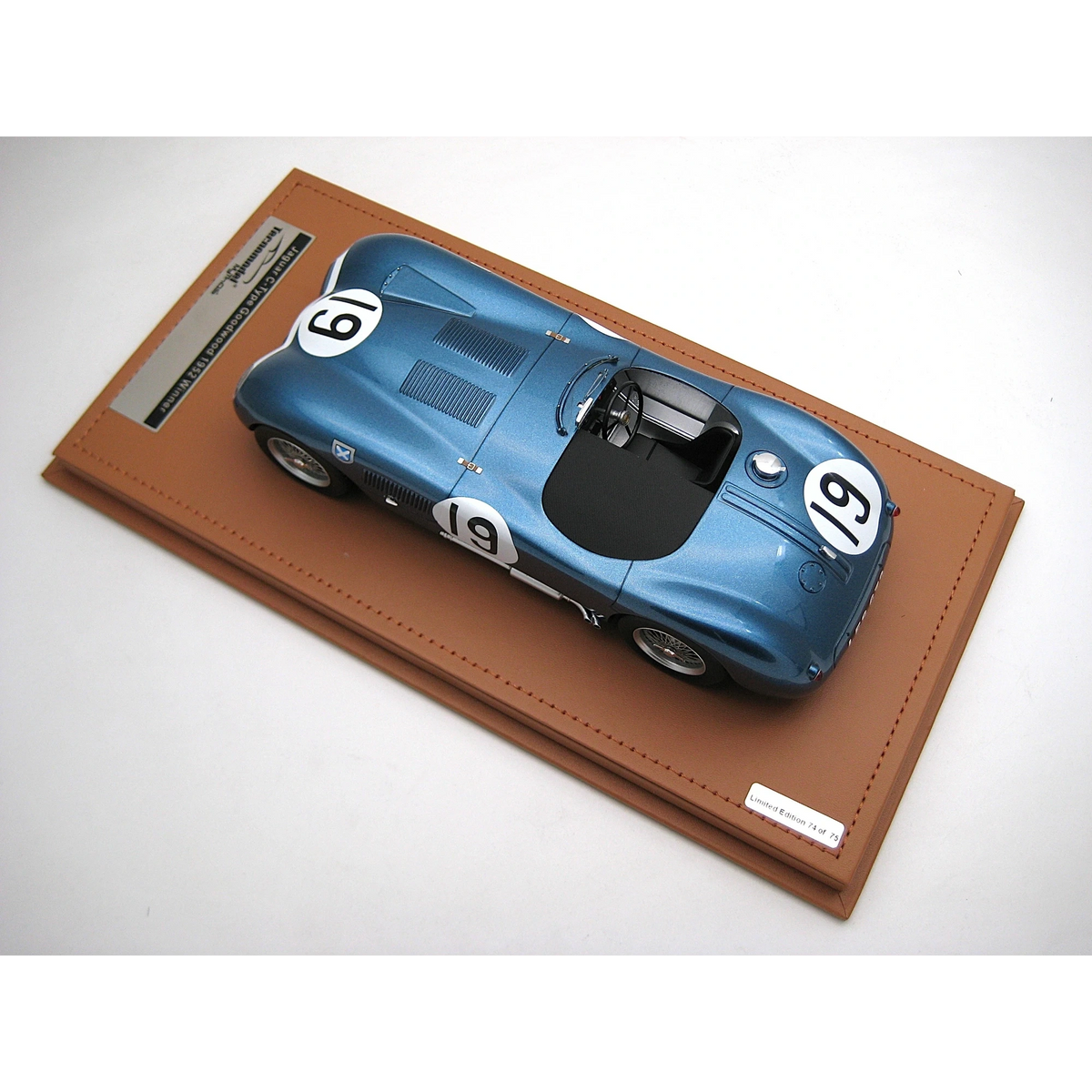 TECNOMODEL - 1:18 JAGUAR C-TYPE SPIDER ECURIE ECOSSE #19 WINNER GOODWOOD 1953