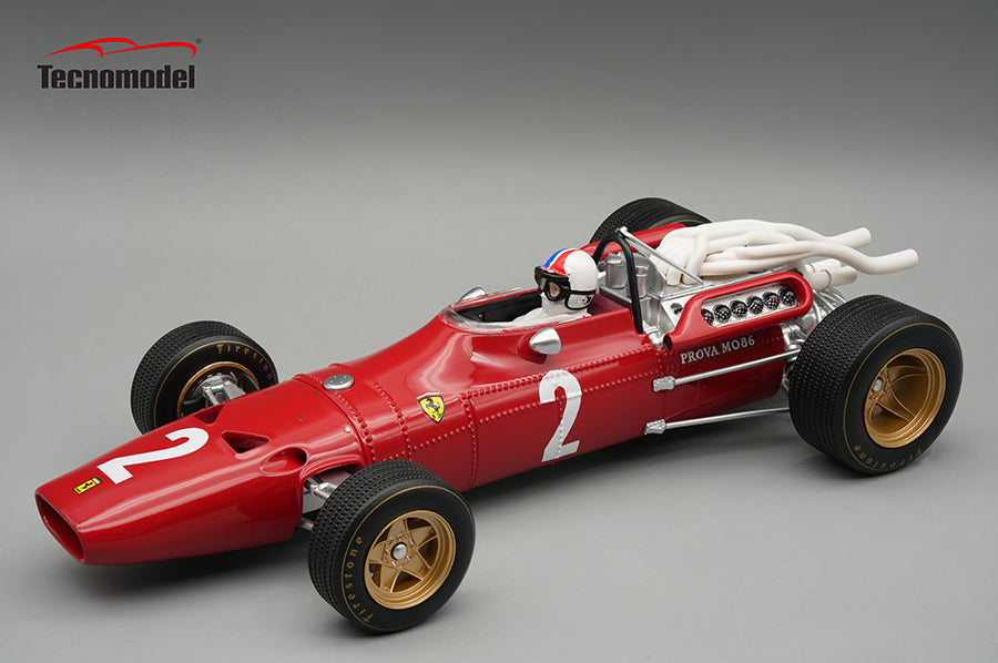 TECNOMODEL - 1:18 - Ferrari 312 F1-67 1967 GP Italia C. Amon #2 w/pilot