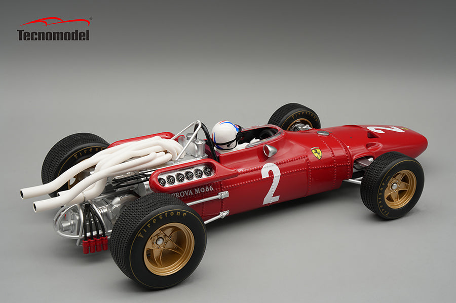 TECNOMODEL - 1:18 - Ferrari 312 F1-67 1967 GP Italia C. Amon #2 w/pilot