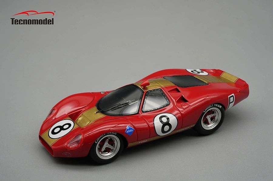 TECNOMODEL 1:43 - Ford P68 1000Km Nurburgring 1968 Driver Irwin/Rodriguez Car # 8