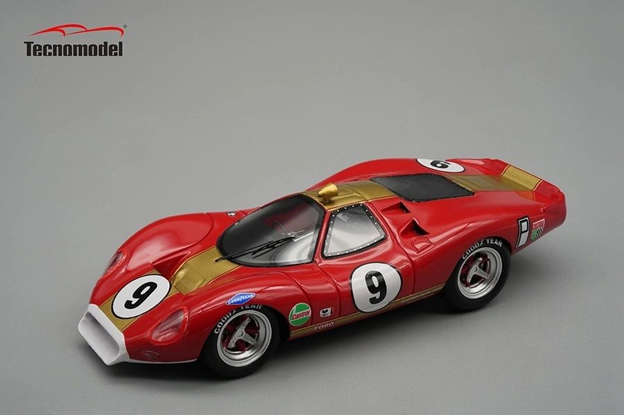 TECNOMODEL 1:43 - Ford P68 1000Km Spa 1968 Driver Frank gardner /Hubert Hahne car # 9