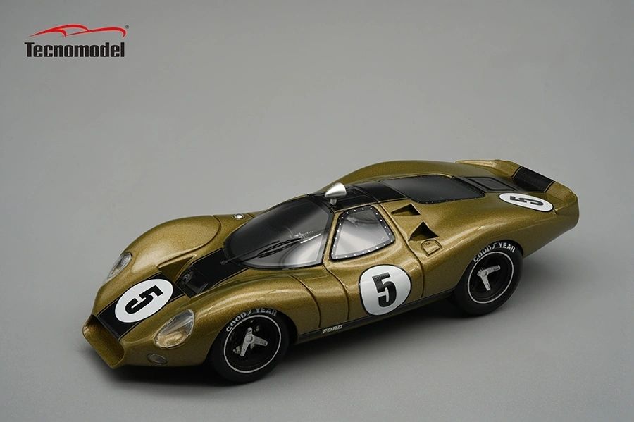 **PRE-ORDER** TECNOMODEL 1:43 - Ford P68 press version 1968 Gold Limited Edition Alan Mann