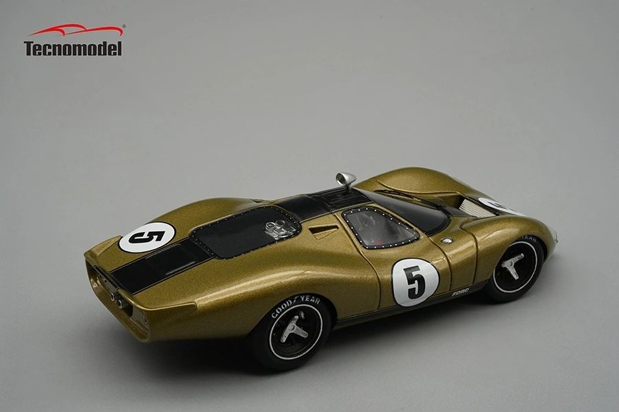 **PRE-ORDER** TECNOMODEL 1:43 - Ford P68 press version 1968 Gold Limited Edition Alan Mann
