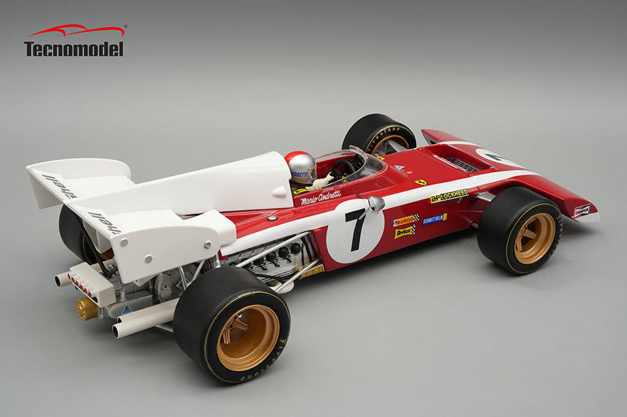 TECNOMODEL - 1:18 - Ferrari 312 B2 1972 South Africa  GP M. Andretti w/pilot