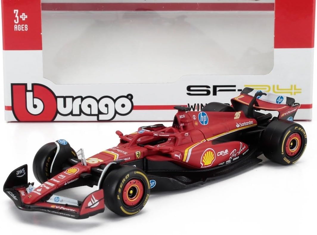 BURAGO 1:43 - Ferrari SF-24 #16 Winner GP Monaco Charles Leclerc