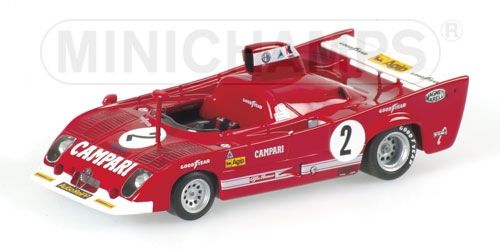 MINICHAMPS 1:43 -Alfa Romeo 33 TT12 Team WKRT Spa 1000km winner Pescarolo-Bell ltd. 2.304pz
