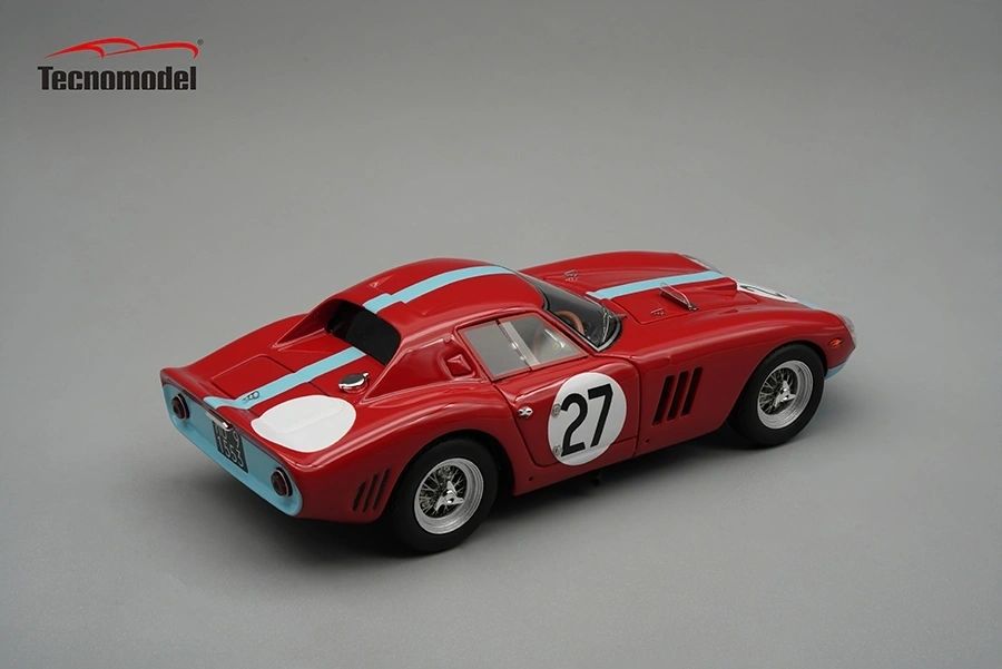 TECNOMODEL 1:43 - Ferrari 250 GTO/64 Tourist Trophy 1964 car #27 6° place Driver: Inees Ireland