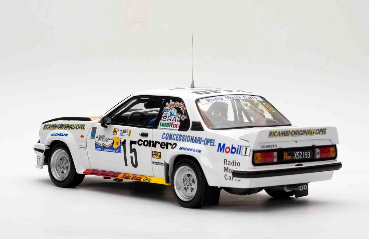 SUNSTAR 1:18 - 5376 - Opel Ascona 400 Concessionari Biasion/Rudy Winner Rally Internazionale della Lana 1982
