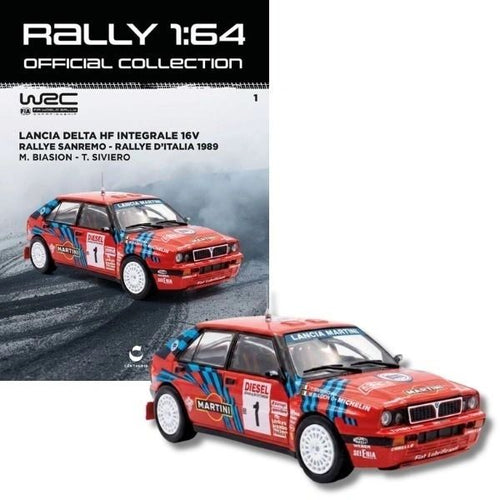 CENTAURIA 1:64 - Lancia Delta HF 16v Martini Rally Sanremo 1989 Winner Biasion-Siviero