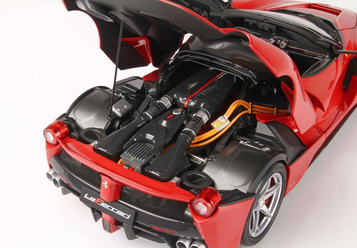 BBR - 1:18 - Ferrari LaFerrari "Aperta" Rosso Corsa 322 DIECAST FULL OPEN!