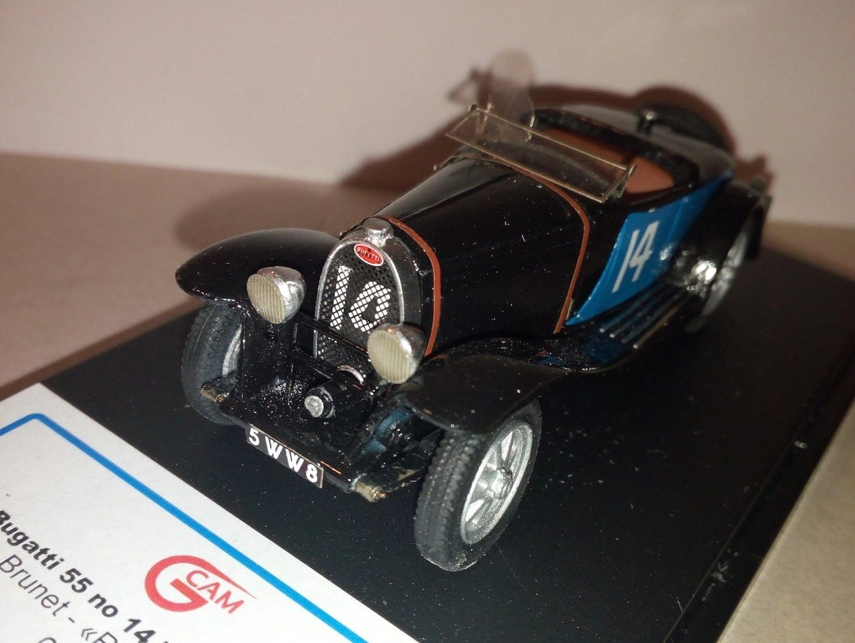 GCAM 1:43 - Bugatti Ty.55 Le Mans '34 #14 Resin kit to built