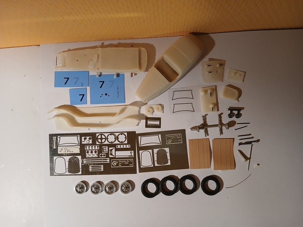 GCAM 1:43 - Chrysler Ty.70/L6 Le Mans '25 #7 Resin Kit to biult