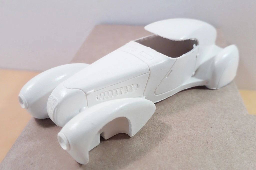 ESDO 1:43 - DB.2 Citroen concept car 1939 Resin metal kit to built