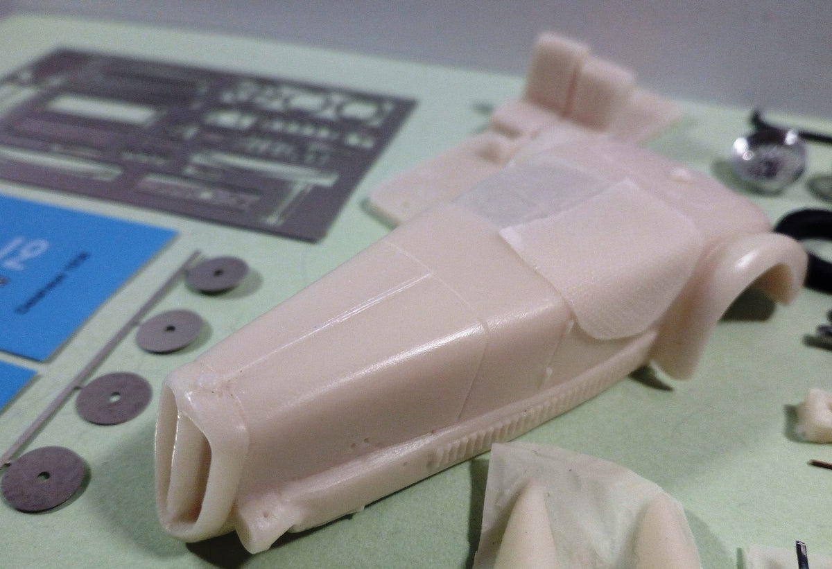 GCAM 1:43 - Delahaye 135 CS 3.5/L6 Le Mans '38 #12 Resin Kit to biult