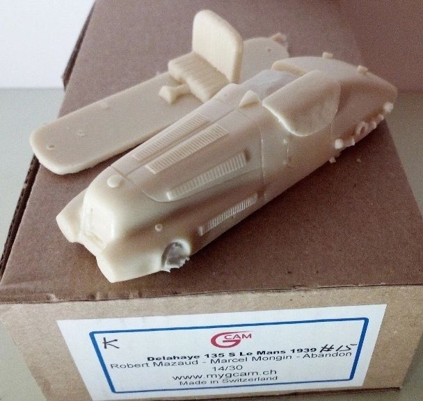 GCAM 1:43 - Delahaye 135S 24h Le Mans '39 #15 Kit to built