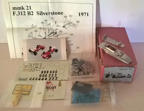 1-43 Ferrari 312 B2 F1 British GP '71 Silverstone #5 Regazzoni Kit to built