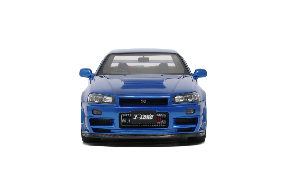 OTTOMOBILE 1:12 - NISMO R34GT-R Z-tune BAYSIDE BLUE 2005