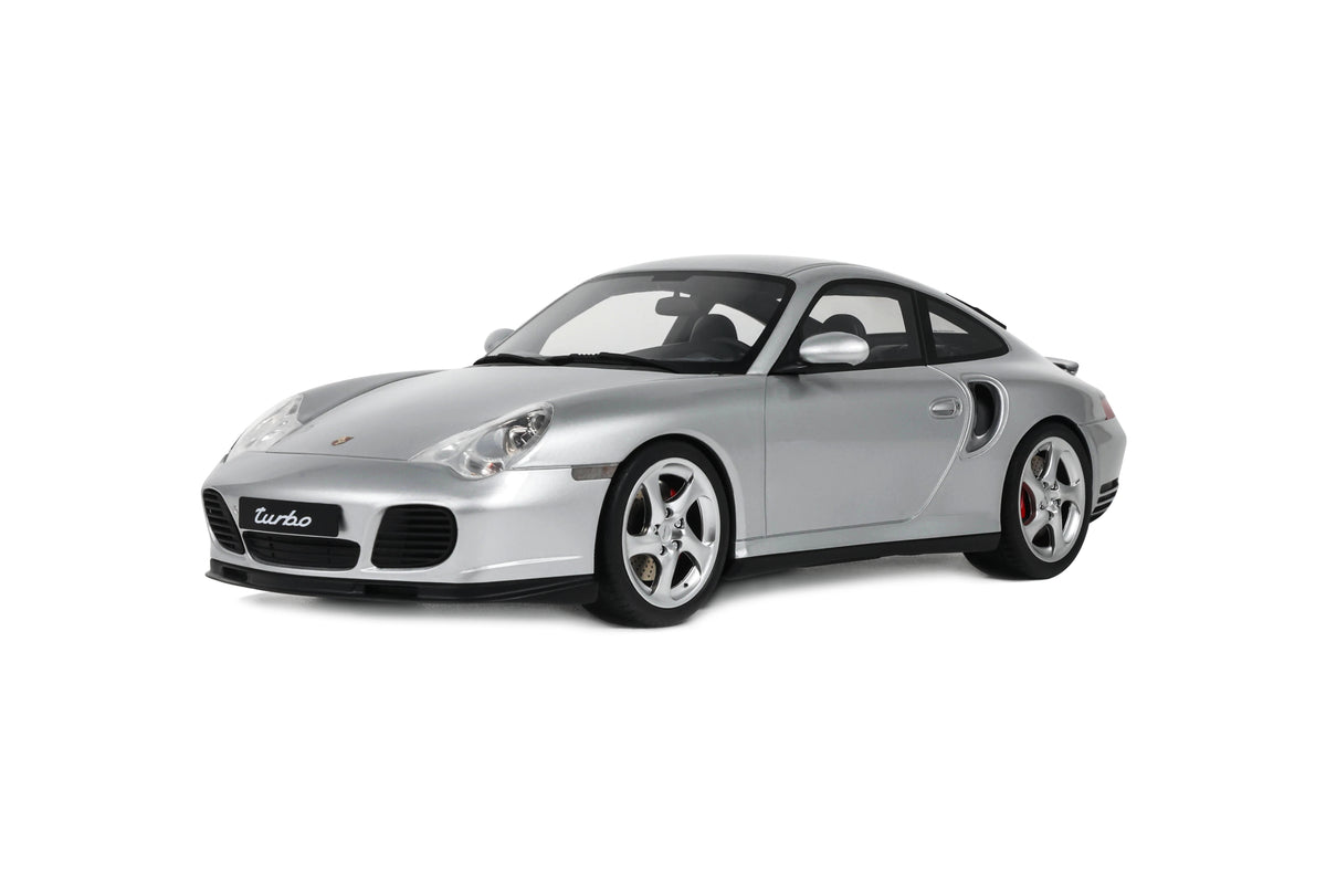 GT SPIRIT 1:18 - PORSCHE - 911 (996.2) TURBO COUPE 2001 Polar Silver