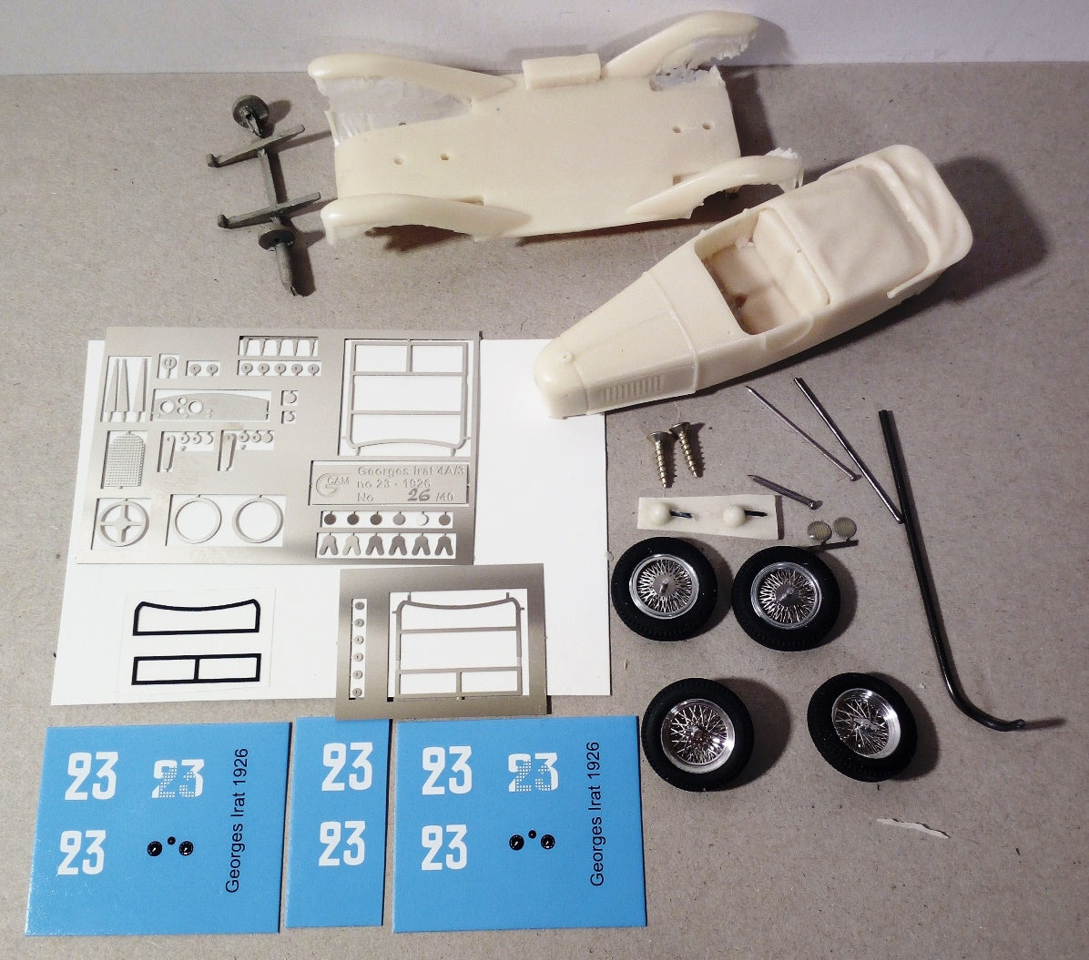 GCAM 1:43 - Georges Irat A3/2.0 Le Mans '26 #23 Handmade factory built from resin kit