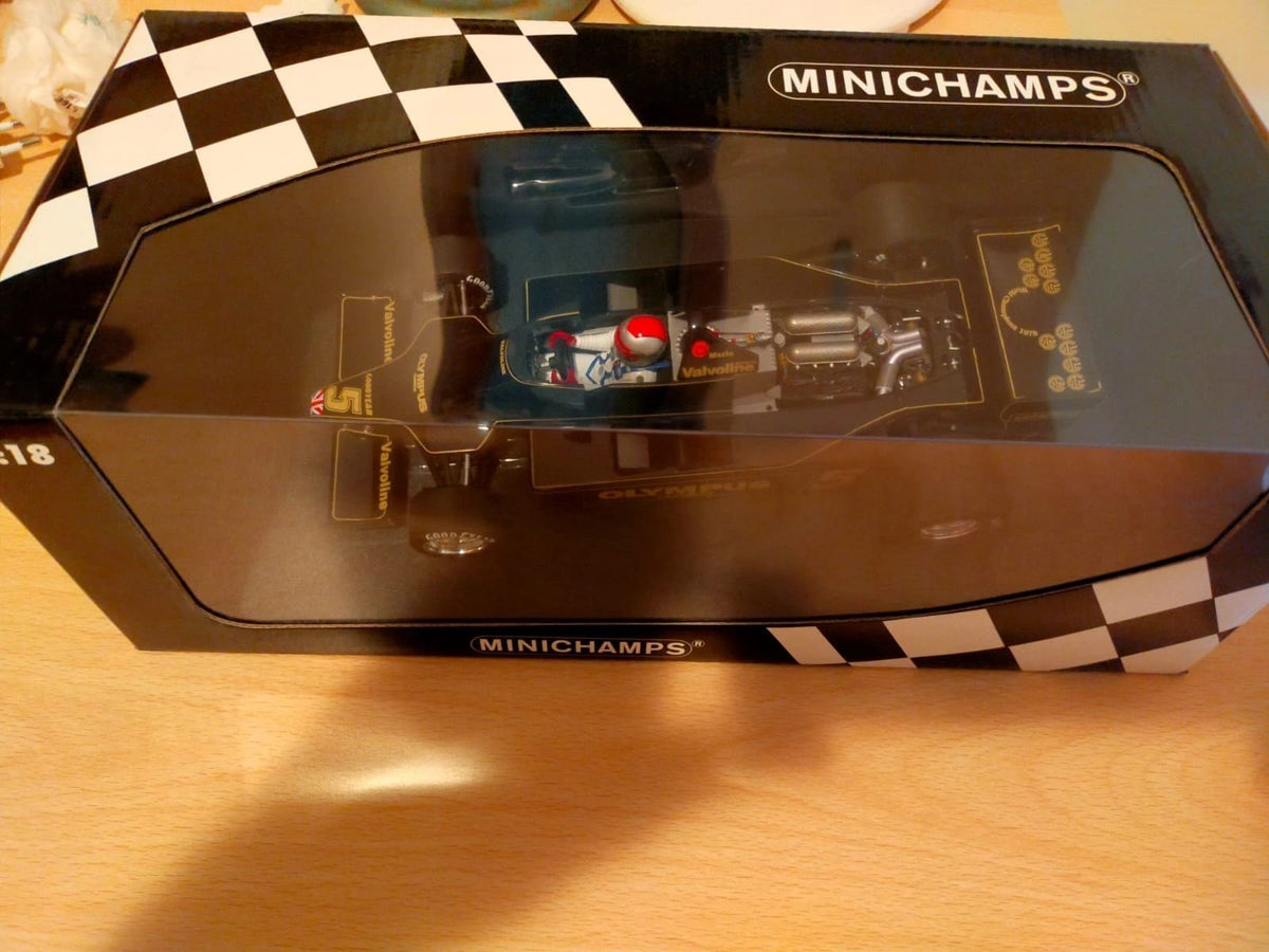 MINICHAMPS 1:18 - LOTUS FORD 79 MARIO ANDRETTI 1978
