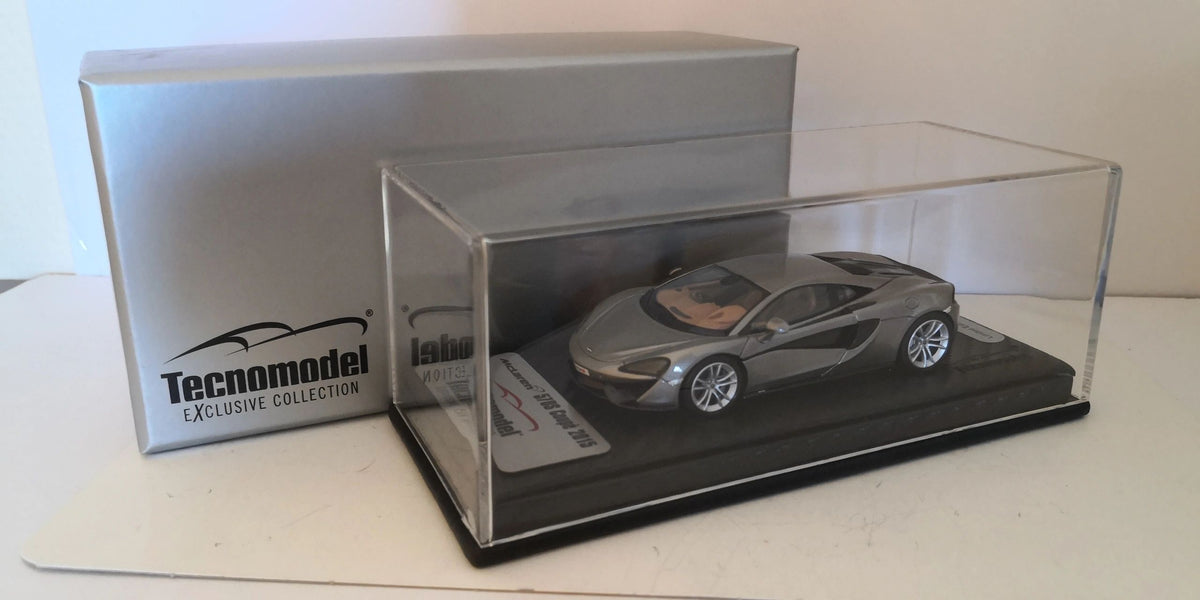 TECNOMODEL 1:43 - T43-EX02B McLaren 570S blade silver, NY Autoshow 2015