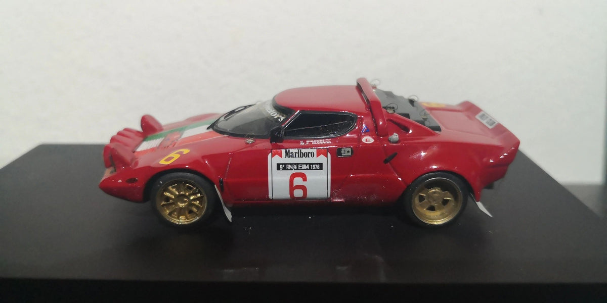 ARENA 1:43 - Lancia Stratos Gr.4 University Motors Rally Elba '76 Bianchi PRO built kit