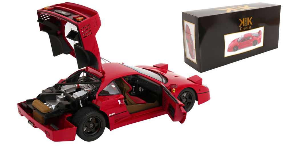 KK SCALE 1:12 - FERRARI F40 LIGHTWEIGHT RED 1990