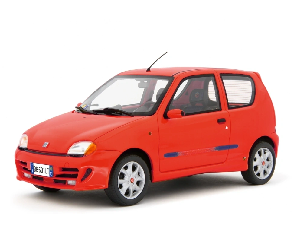 LAUDORACING - 1:18 Fiat Seicento Sporting 1998 - Rosso