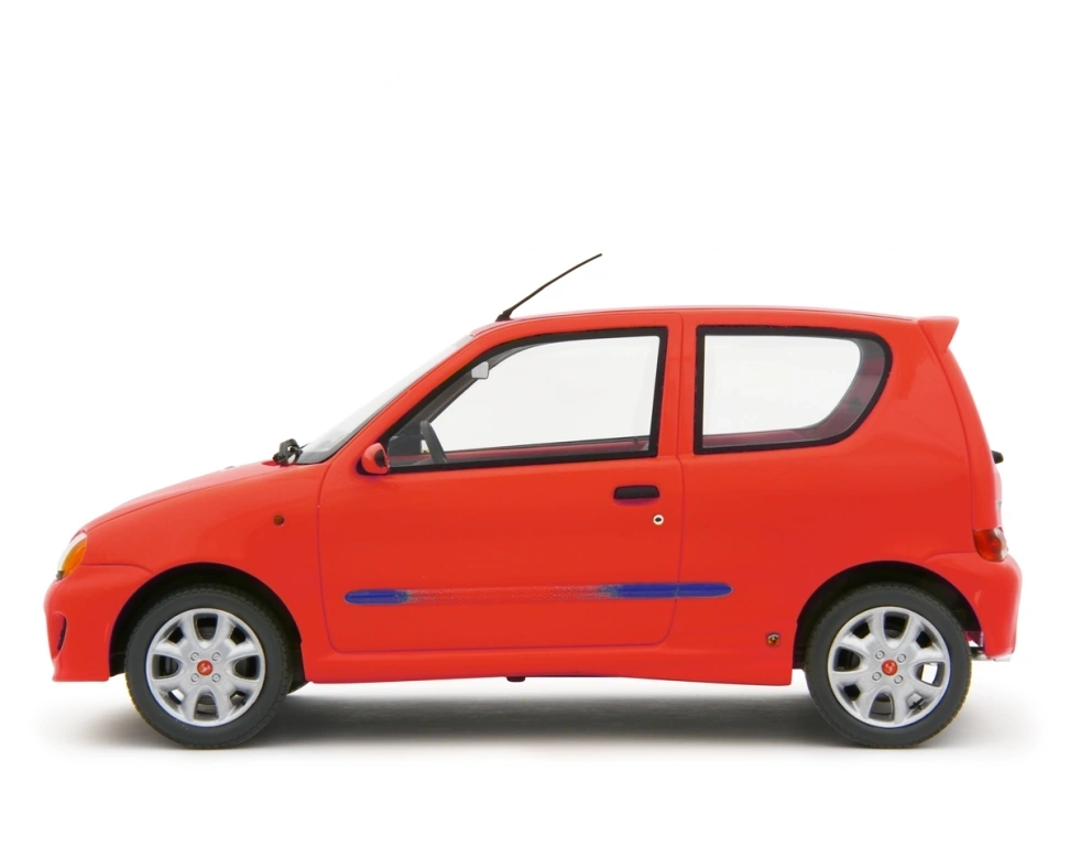 LAUDORACING - 1:18 Fiat Seicento Sporting 1998 - Rosso