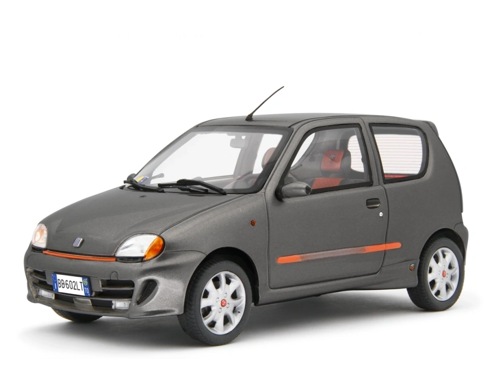 LAUDORACING - 1:18 Fiat Seicento Sporting 1998 - Grigio scuro met.
