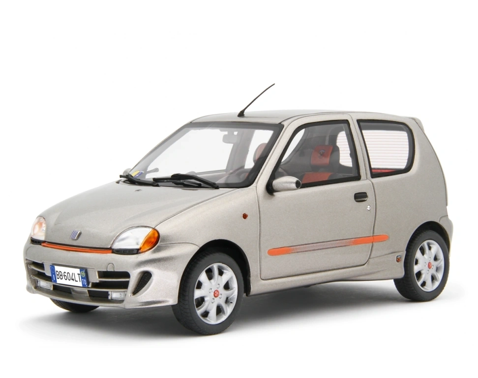 LAUDORACING - 1:18 Fiat Seicento Sporting 1998 - Grigio chiaro met.