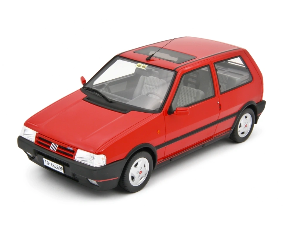LAUDORACING - 1:18 Fiat Uno Turbo 1.4 i.e.1990 Rosso - LM200E