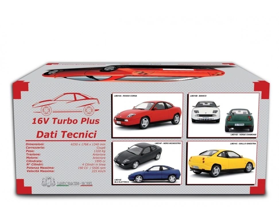 LAUDORACING - 1:18 Fiat Coupé 2.0 16v Turbo Plus 1993 Rosso