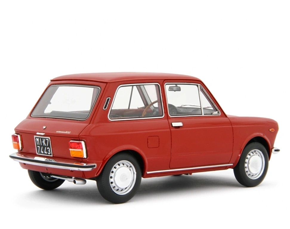 LAUDORACING - 1:18 Autobianchi A112 1°Serie 1969-73 Rosso Etna