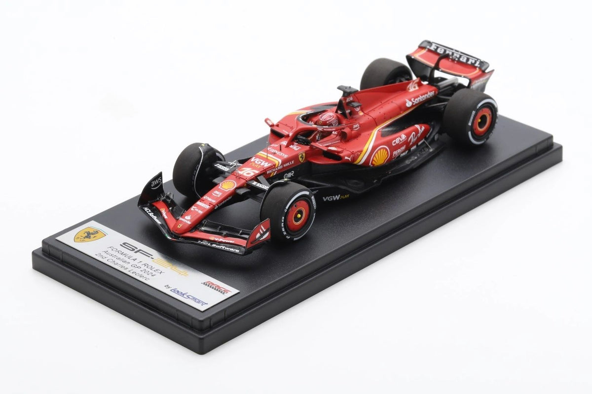 LOOKSMART 1:43 - Ferrari SF-24 #16 GP Australia 2024 2nd place LECLERC