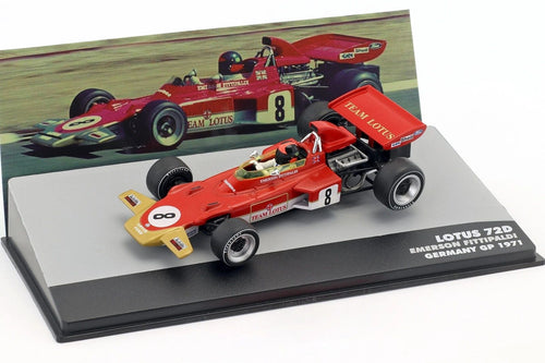 ALTAYA F1 1:43 - Lotus 72D Golf Leaf GP Germany 1971 Emerson Fittipaldi