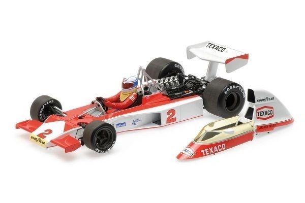 MINICHAMPS 1:18 - McLaren F1 M23 GP Season 1975 Mass open detailed engine