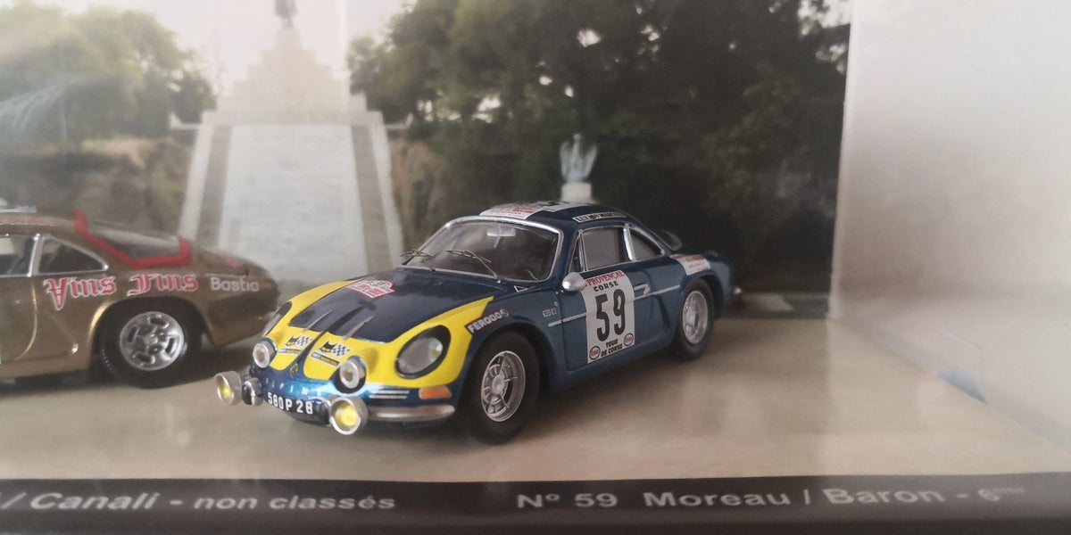 TROFEU 1:43 TDC02 - 2 car-set Alpine A110 1600S Tour de Corse 1976