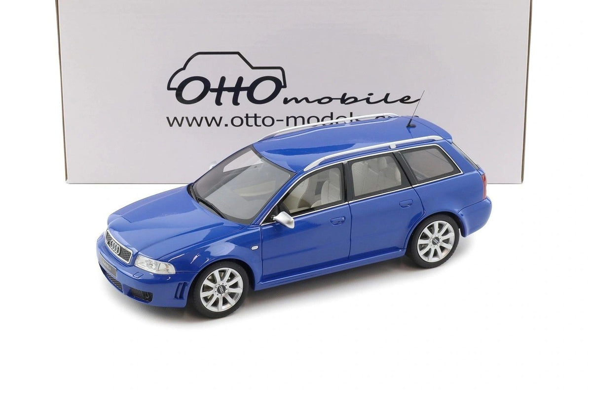 OTTOMOBILE 1:18 - Audi RS4 (B5) 2000 Nogaro Blue